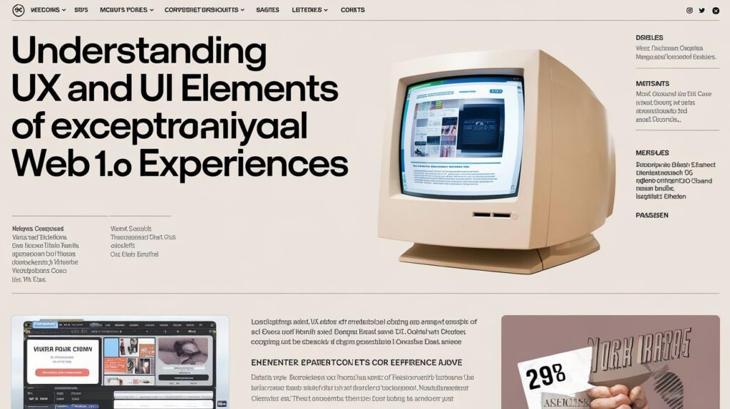 Understanding-UX-and-UI: Elements-of-Exceptional-Web-1.0-Experiences